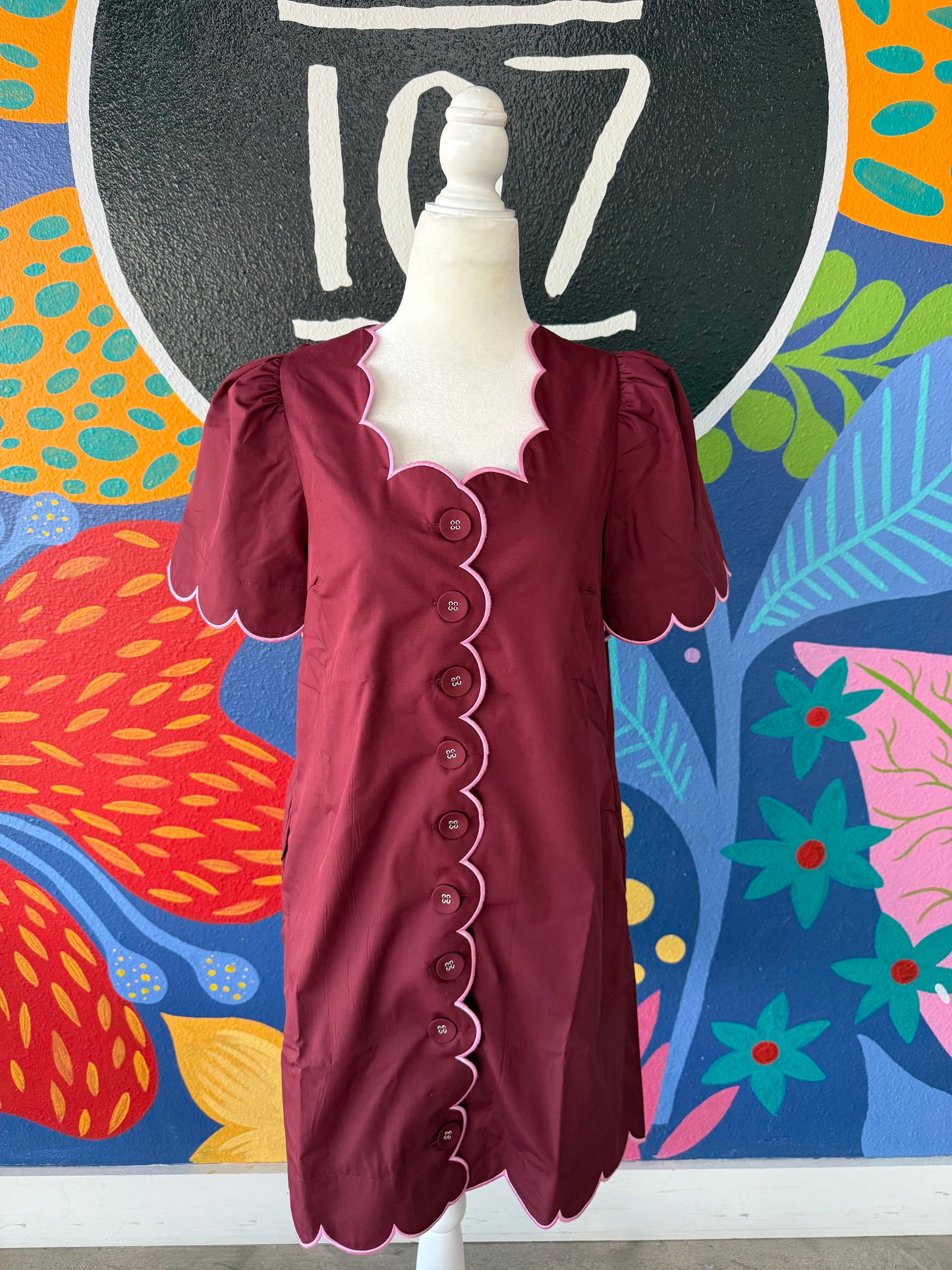 Emily Dress- Wine