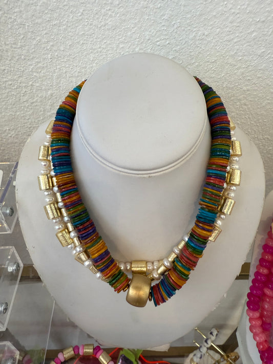 Chunky Rainbow Celia Necklace
