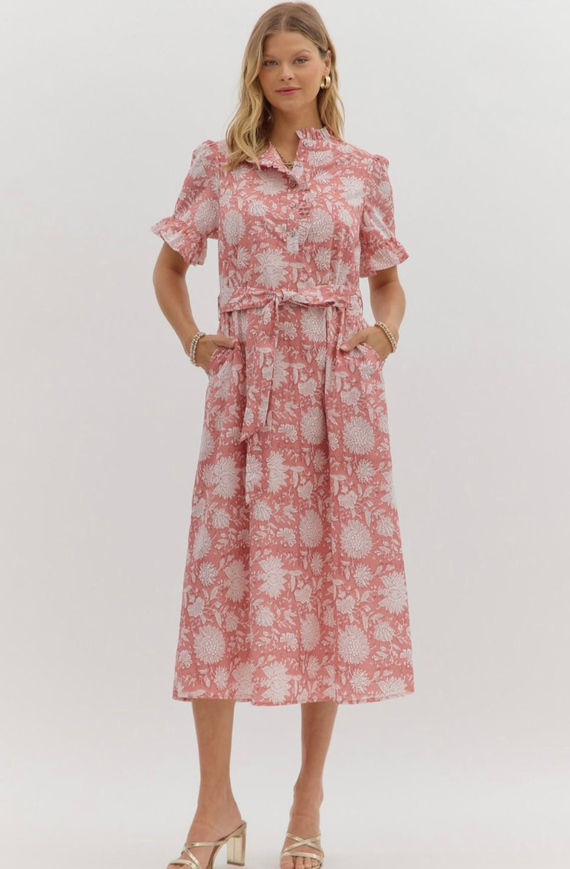 Daria Dress- Marsala