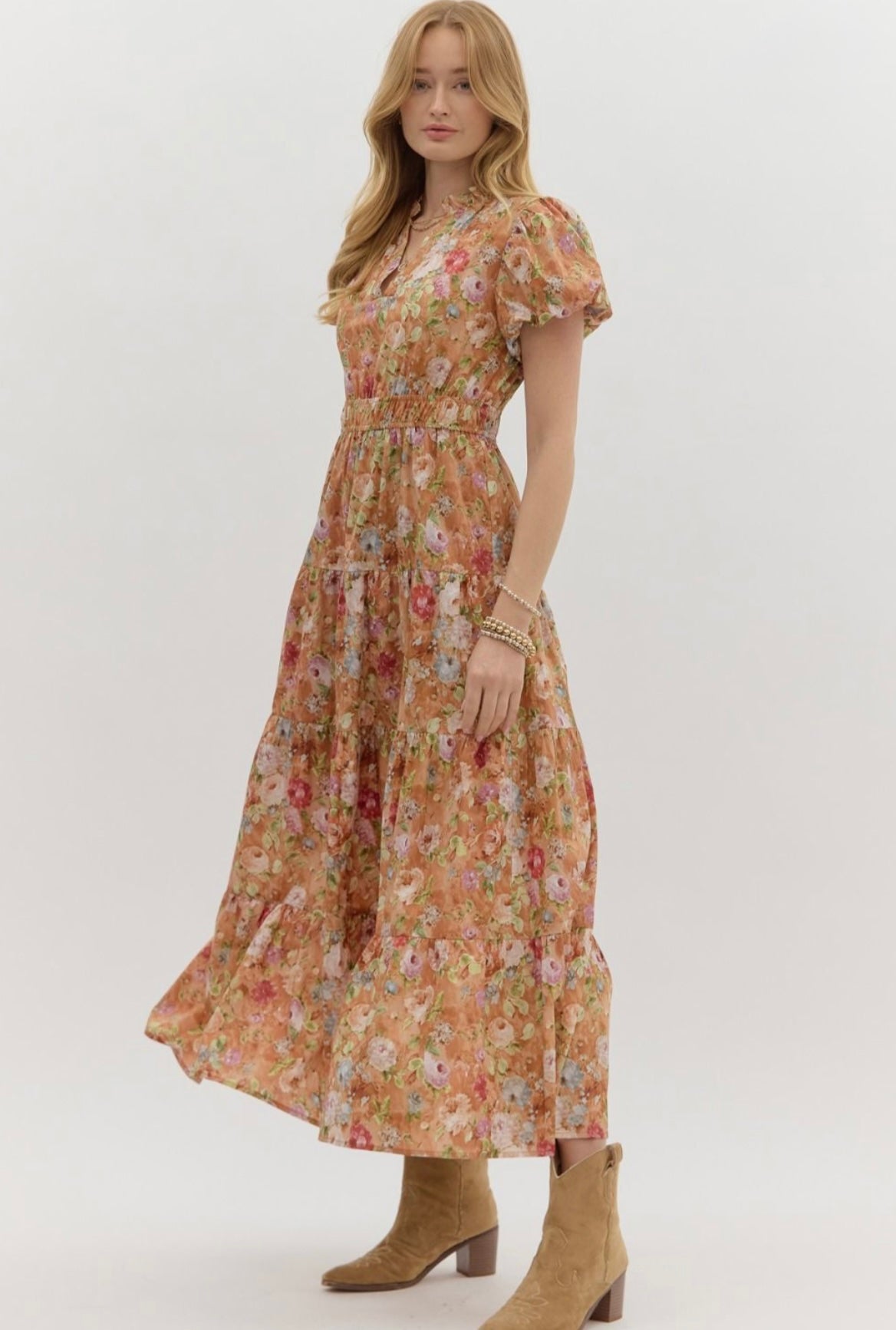 Tallulah Dress- Terracotta