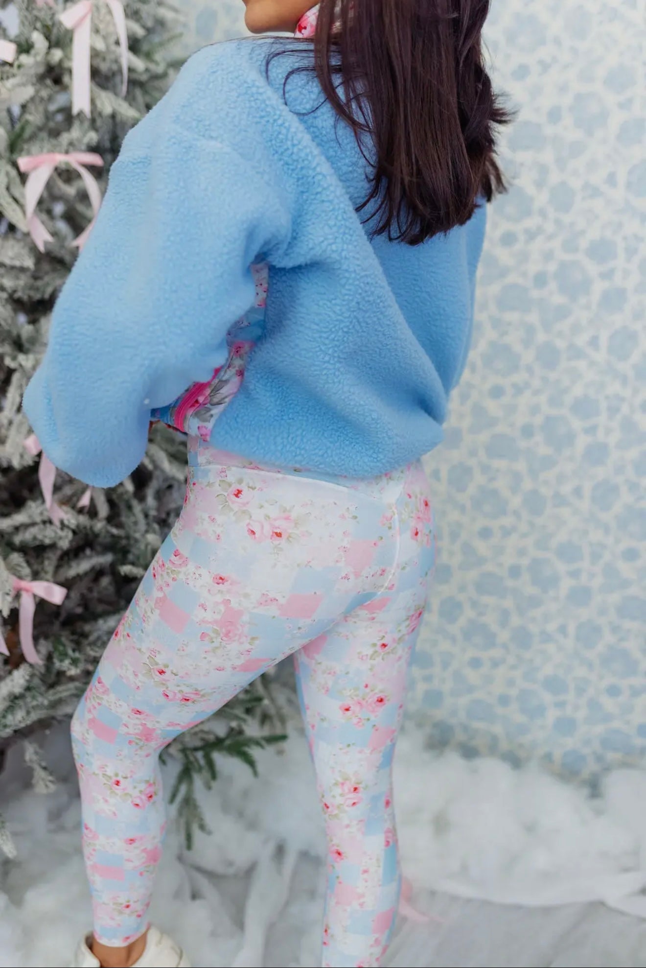 Patchwork Floral Leggings- Brianna Cannon