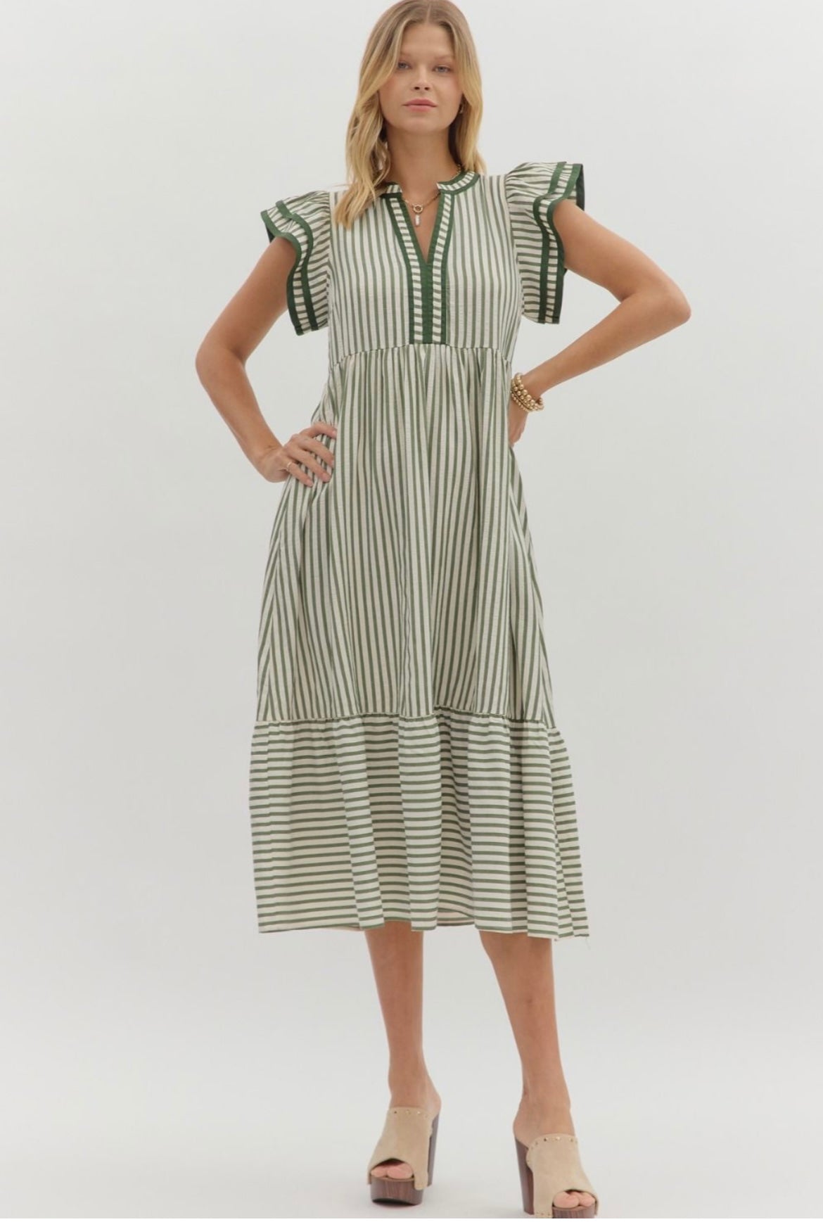 Cadence Striped Dress