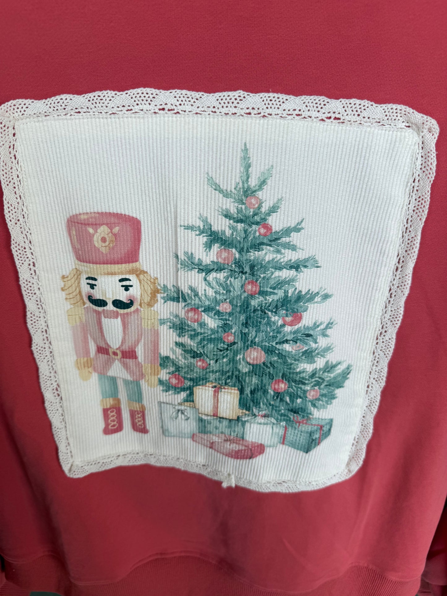 Embroidered Nutcracker Sweater
