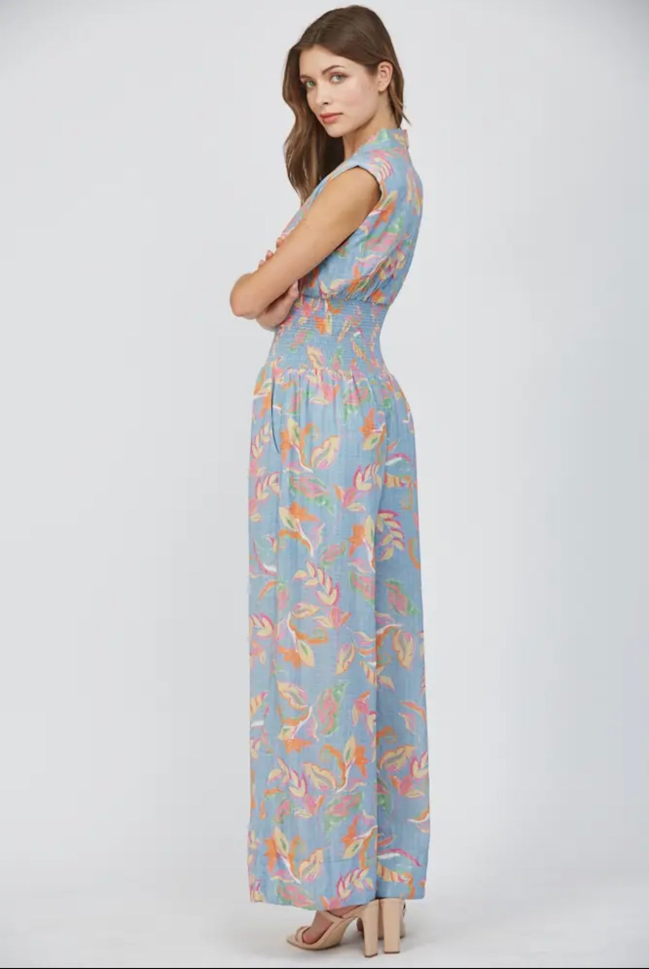 Zoey Smocked Jumpsuit