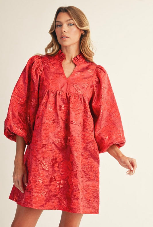 Cheri Jacquard Dress