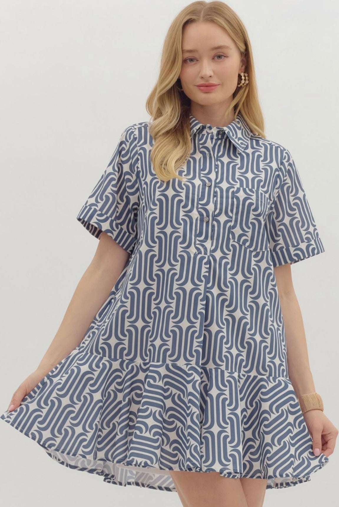 Sailor Geometric Dress