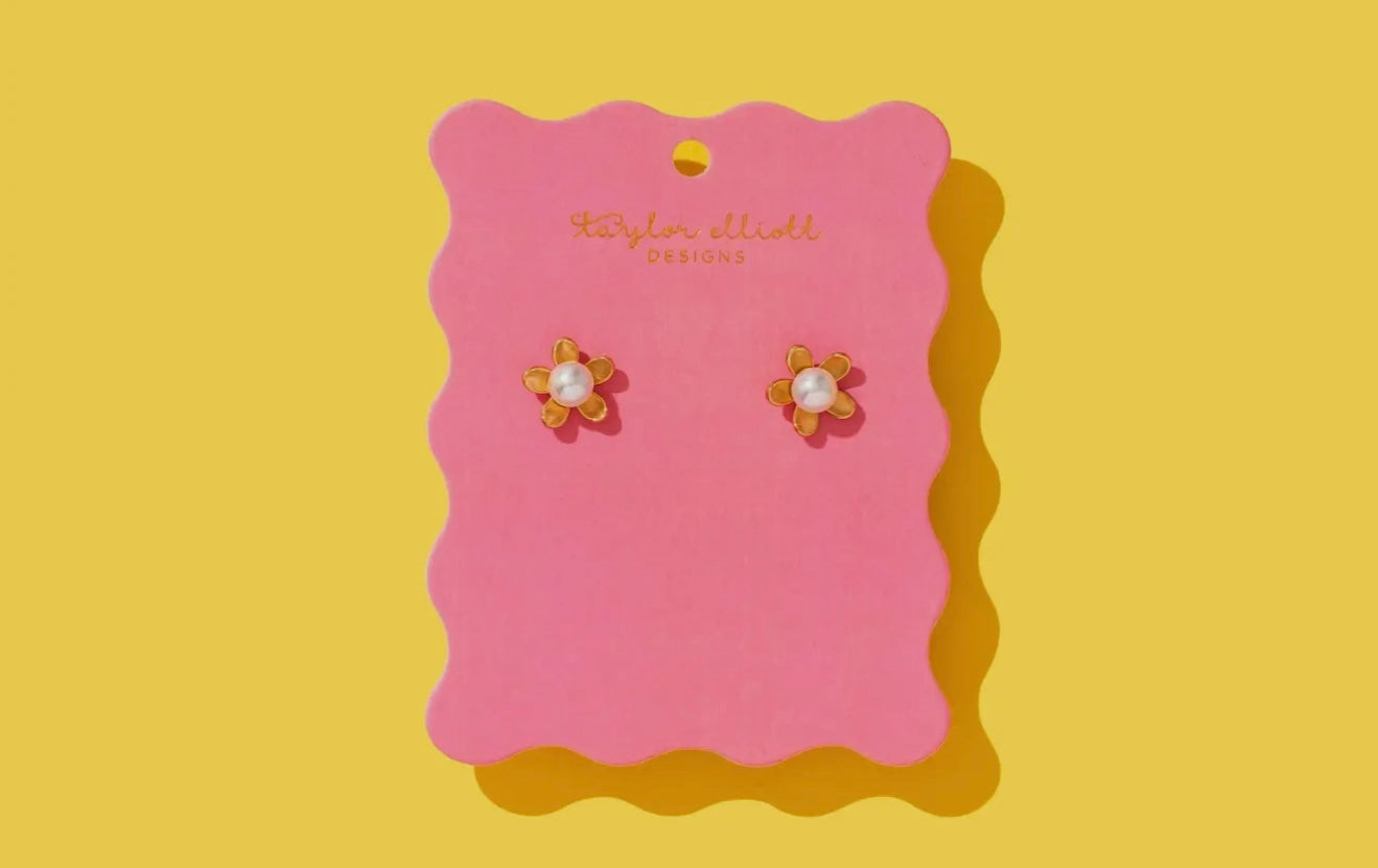 Kali Gold-Plated + Pearl Earrings