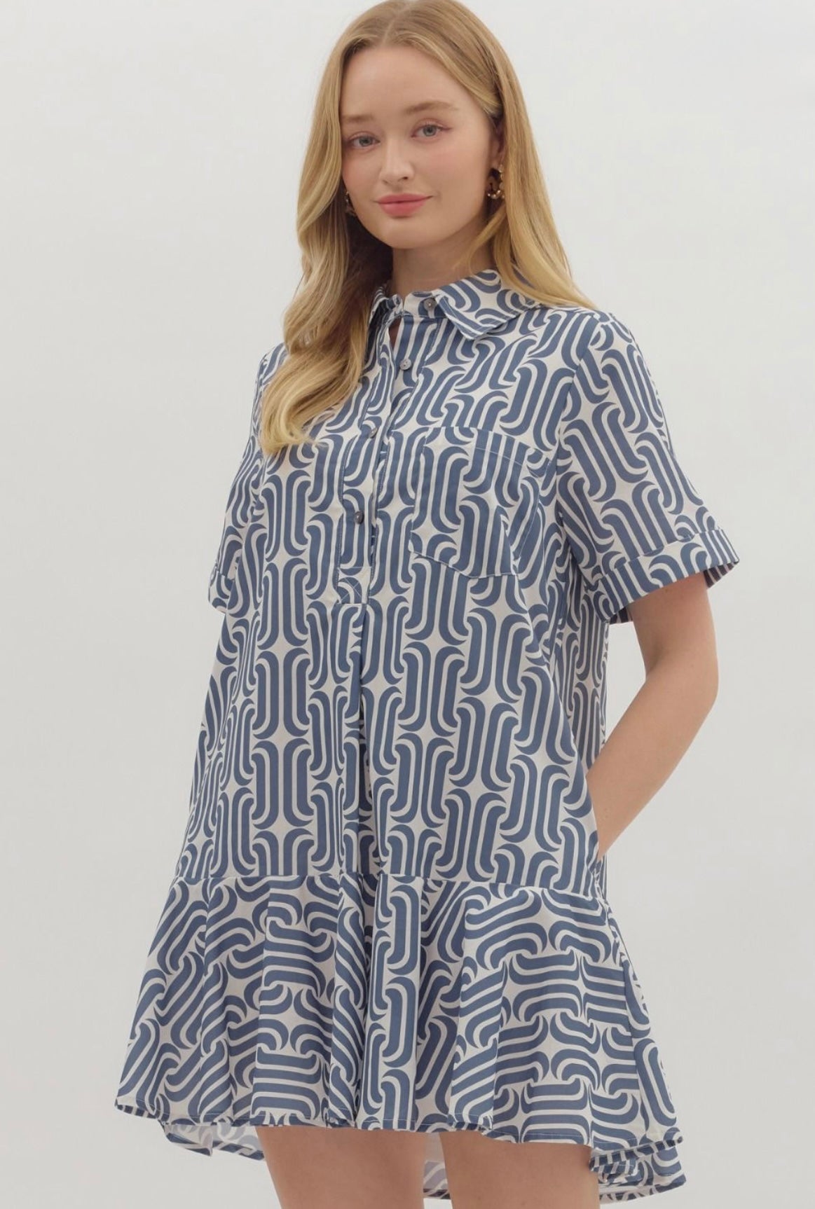 Sailor Geometric Dress