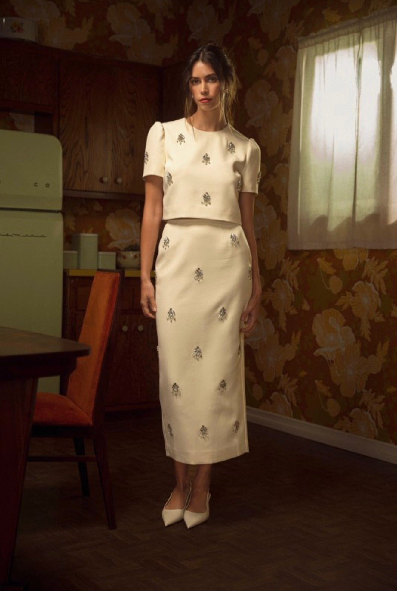 Esther Jewel Midi Skirt Set