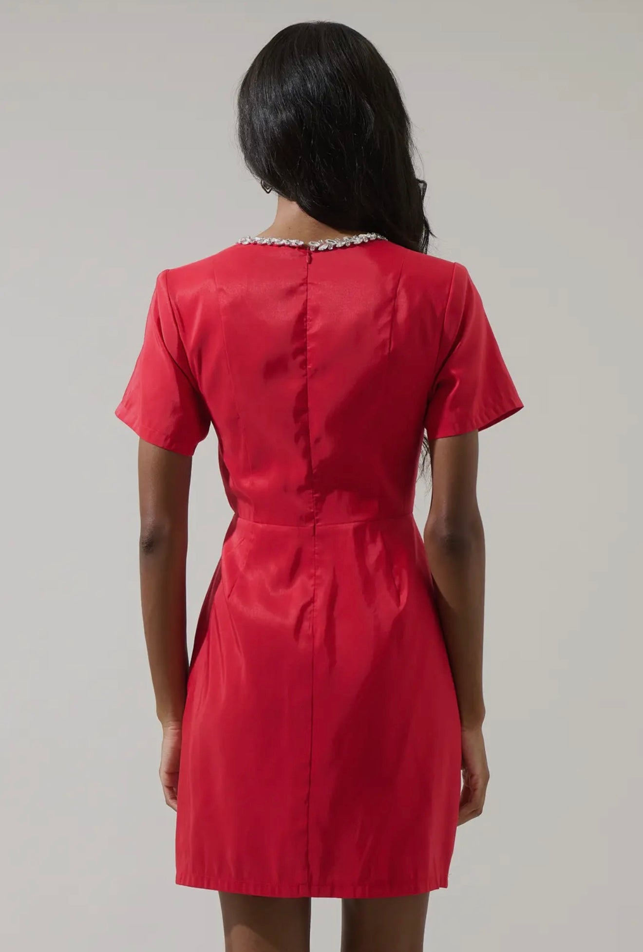 Liliane Square Neck Mini Dress