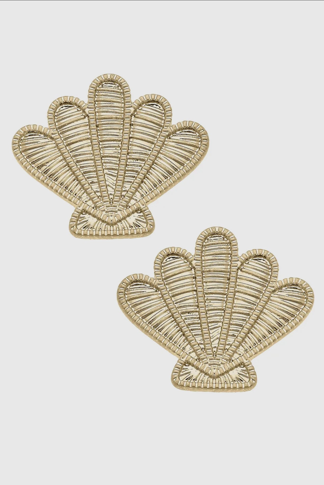 Sculpted Shell Earrings