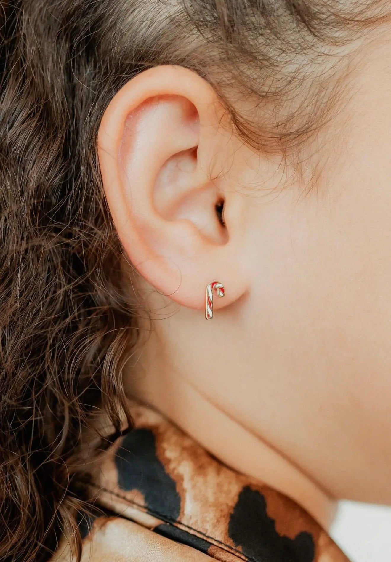 Screwback Stud Earrings -
Peppermint Twist