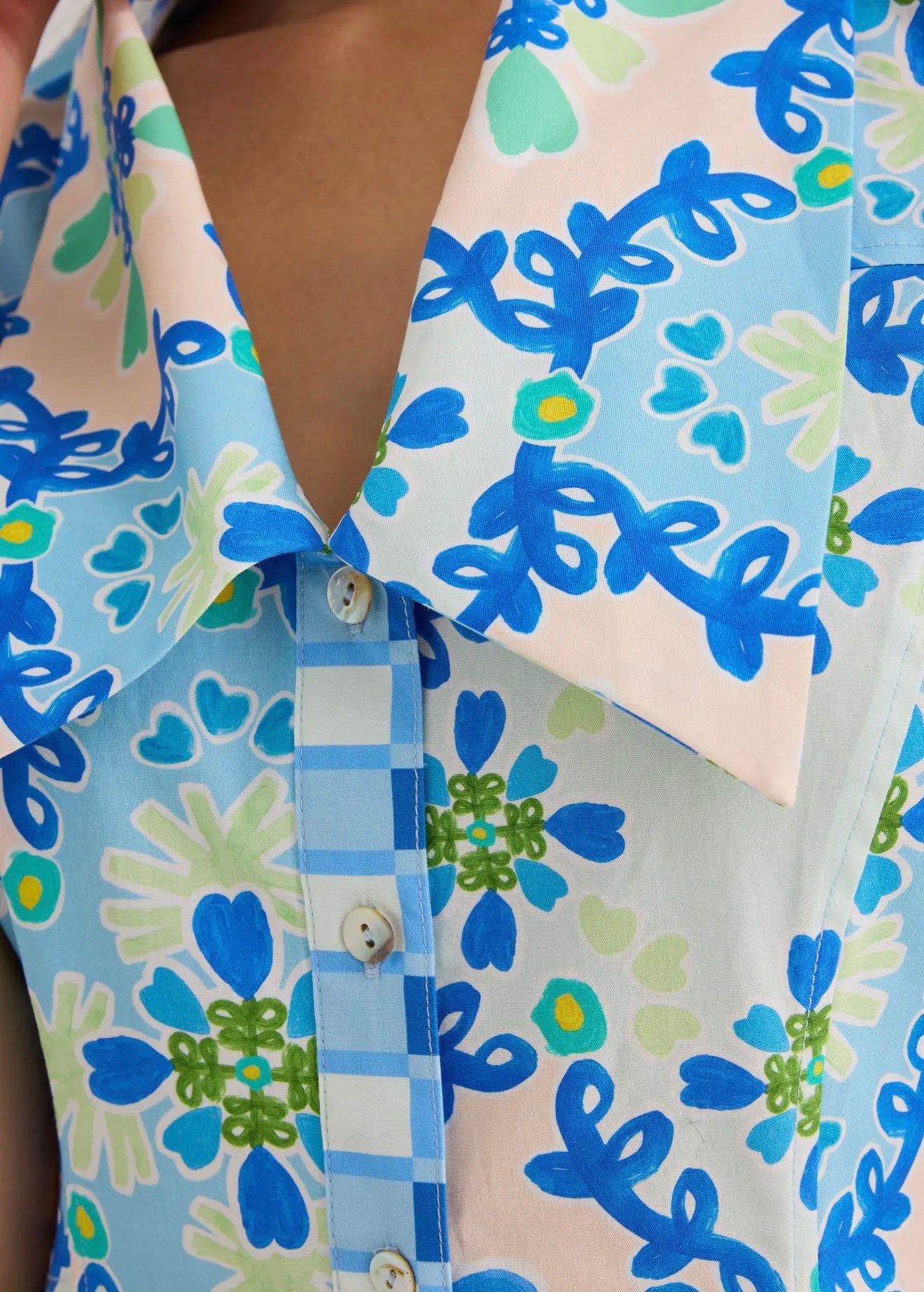 The Julia Dress- Blue Clover