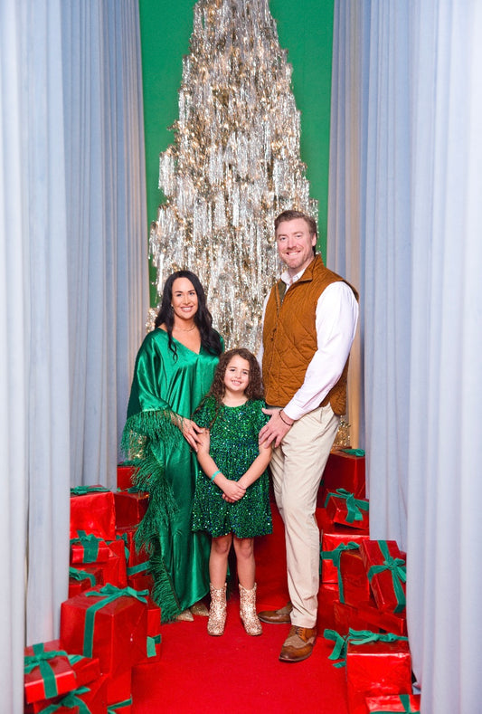 The Natalie Luxe Kaftan- Emerald Green