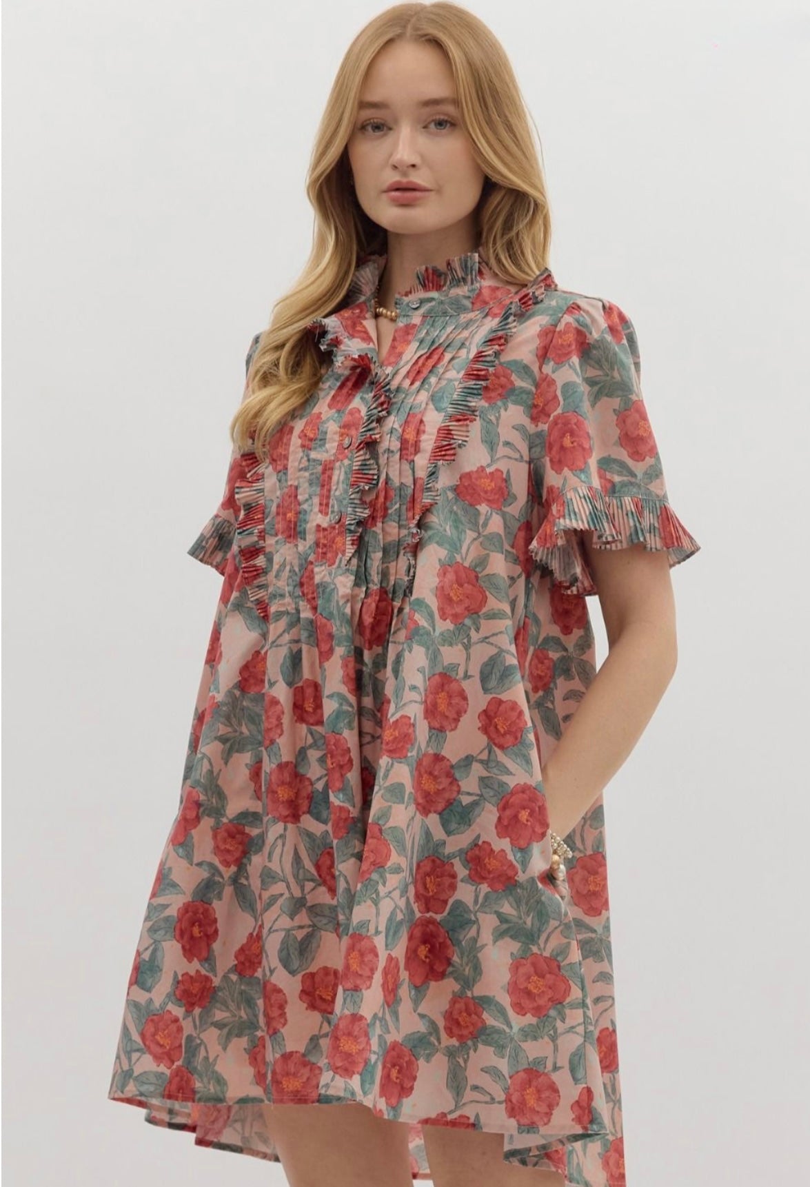 Cadence Dress-Blush
