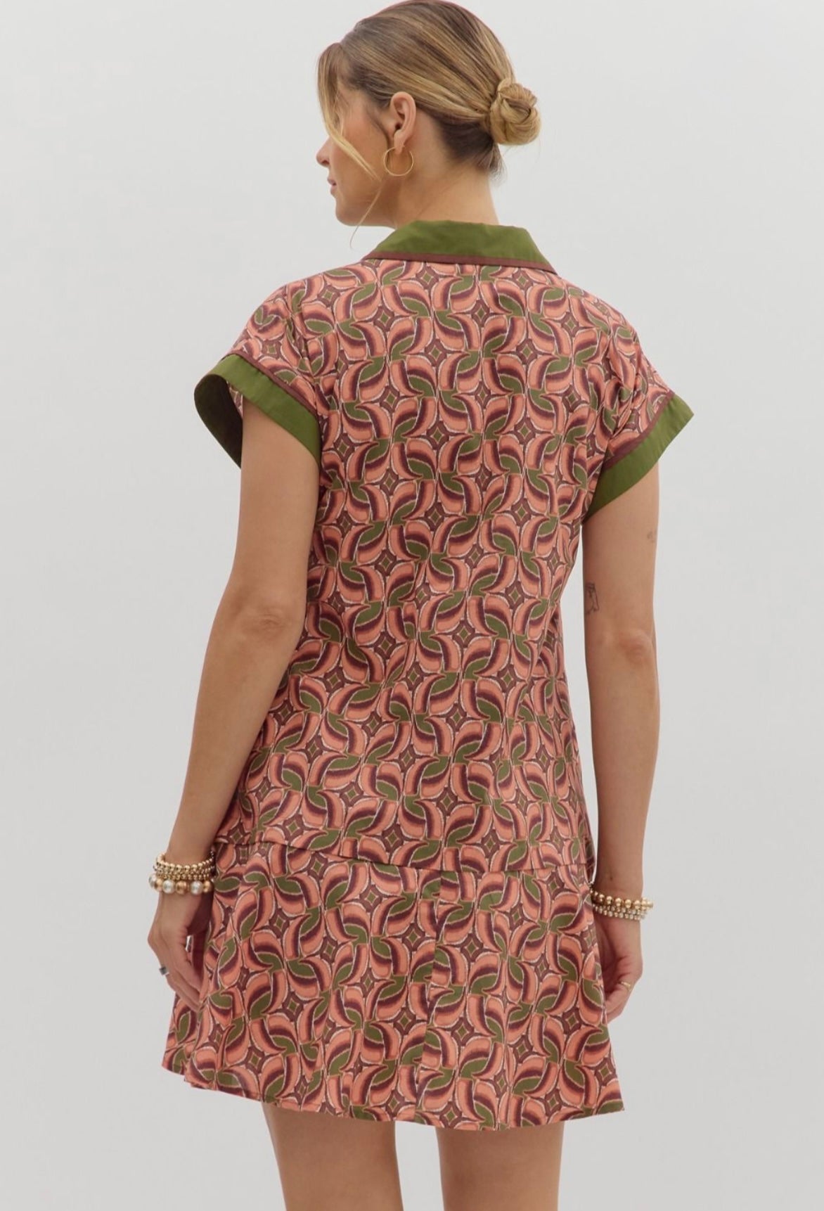 Jasper Dress- Terracotta