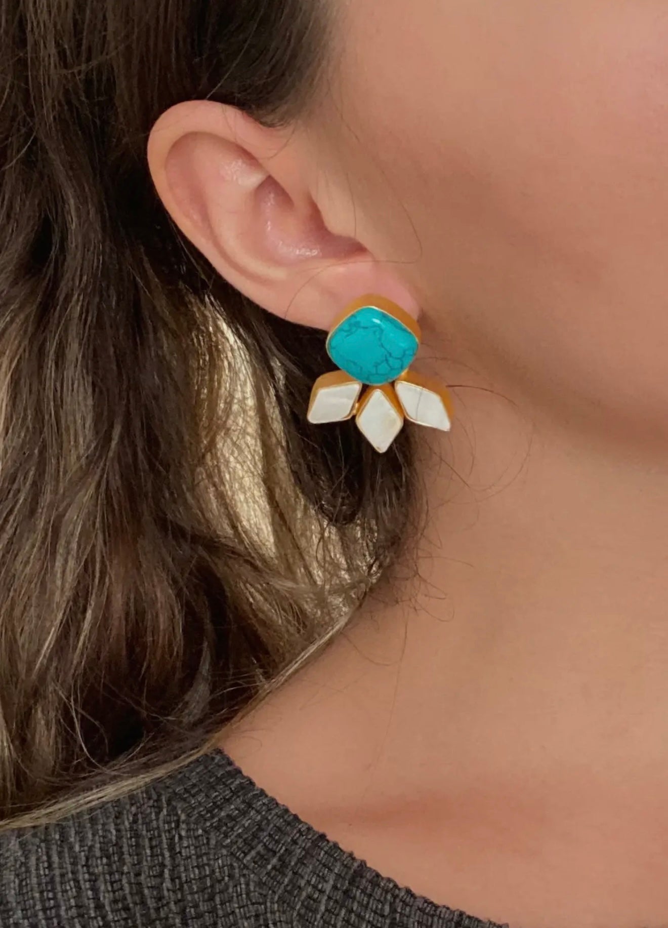 Anitra Handcrafted Stud Earrings