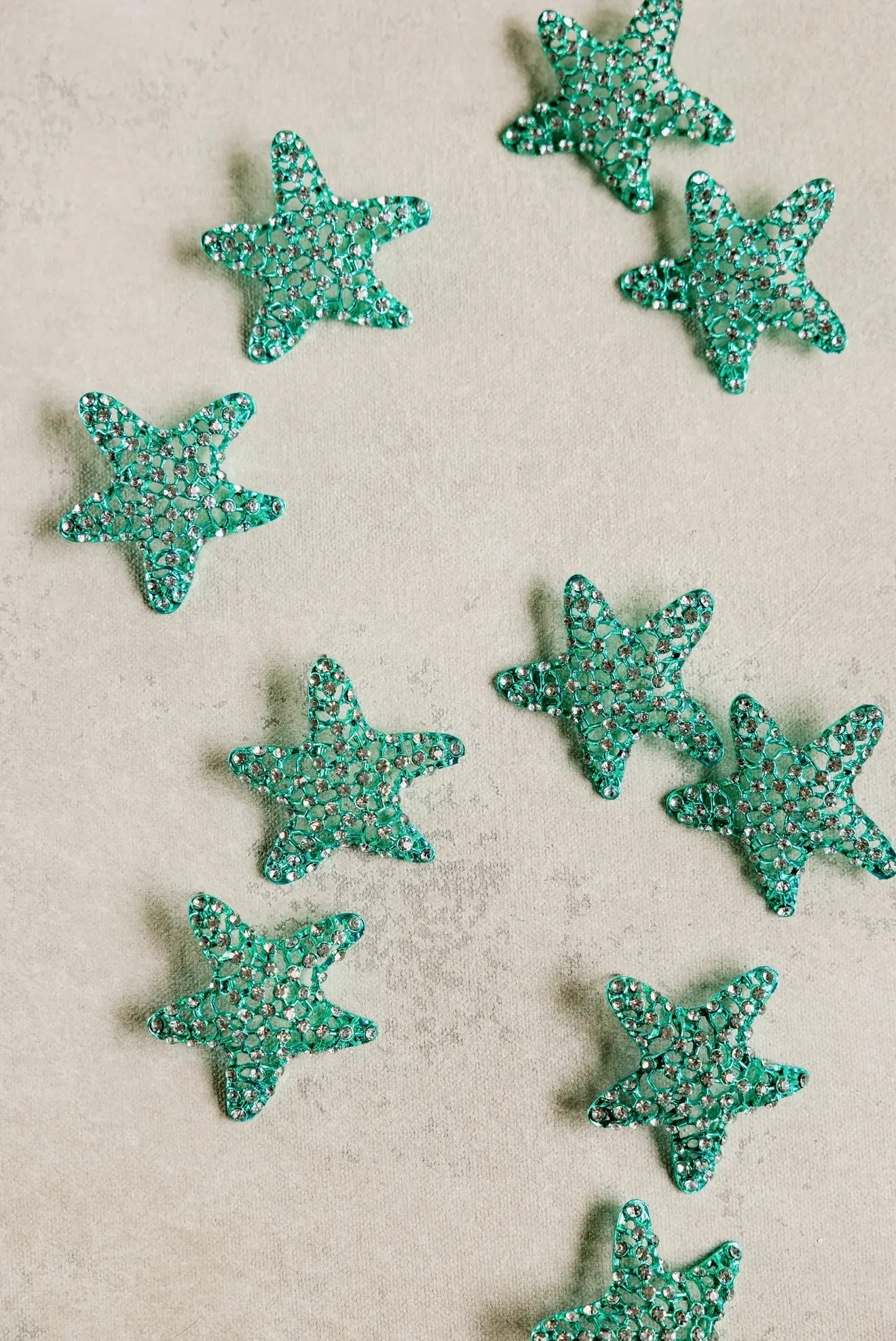 Rhinestone Starfish
Statement Earrings
