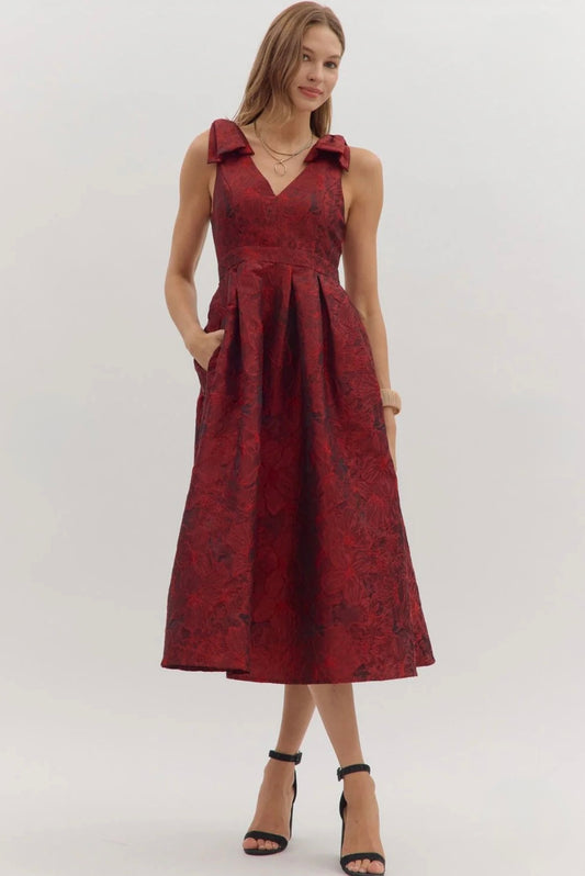 Jessica Dress- Red