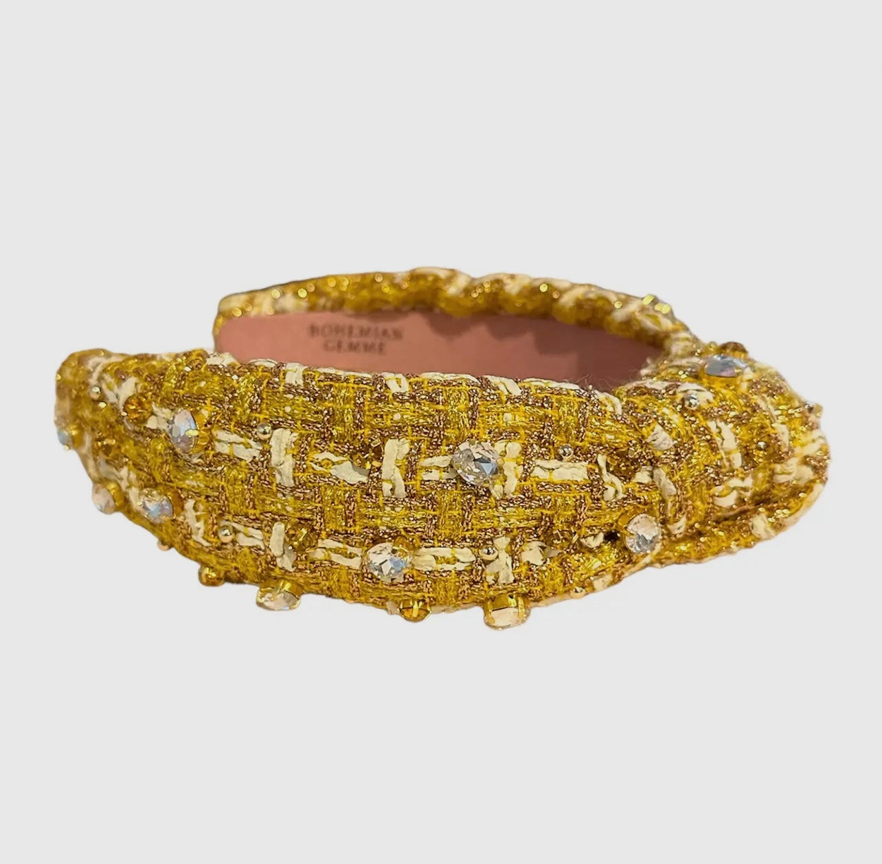 Gold Luxe Tweed Headband