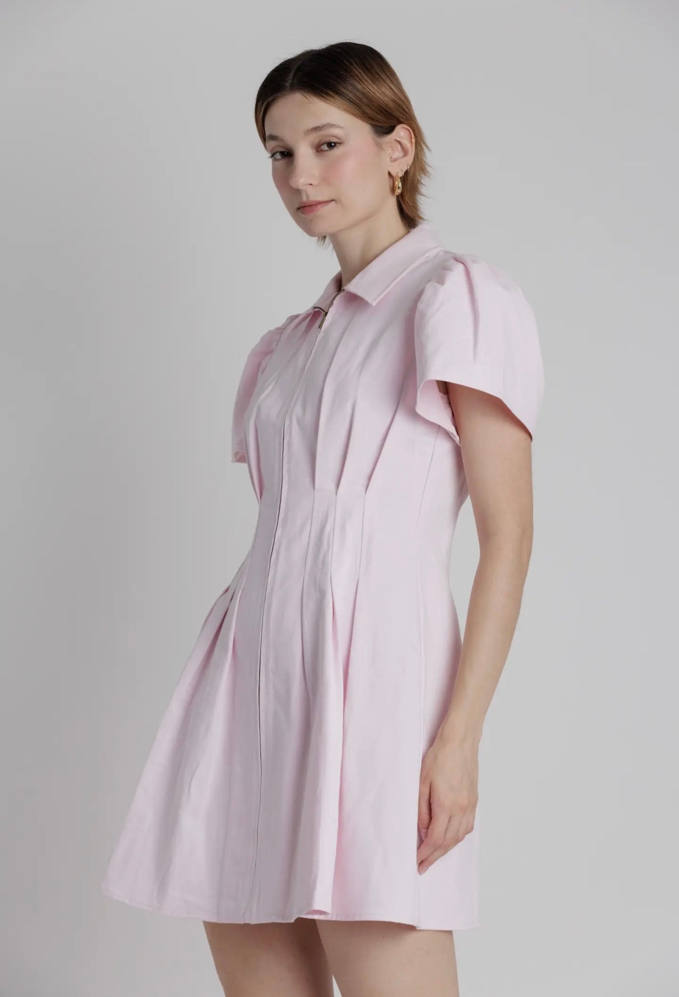 Hadley Utility Dress- Pink