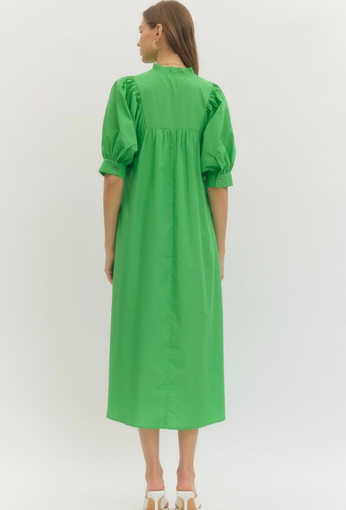 Landry Dress- Green