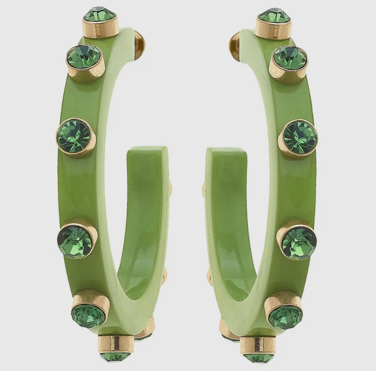 Renee Hoops- Lime Green