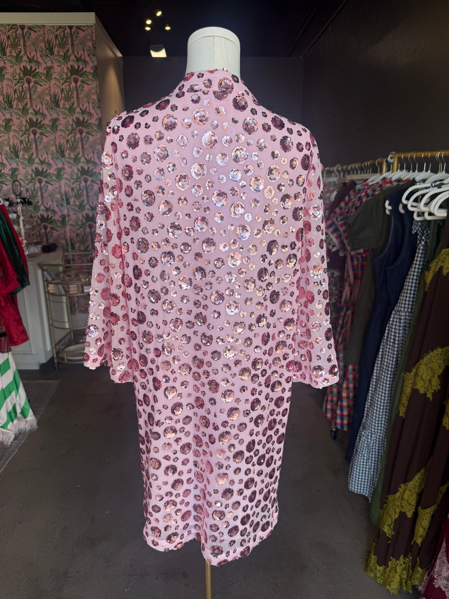 Margot Tunic Dress- Antique Rose
