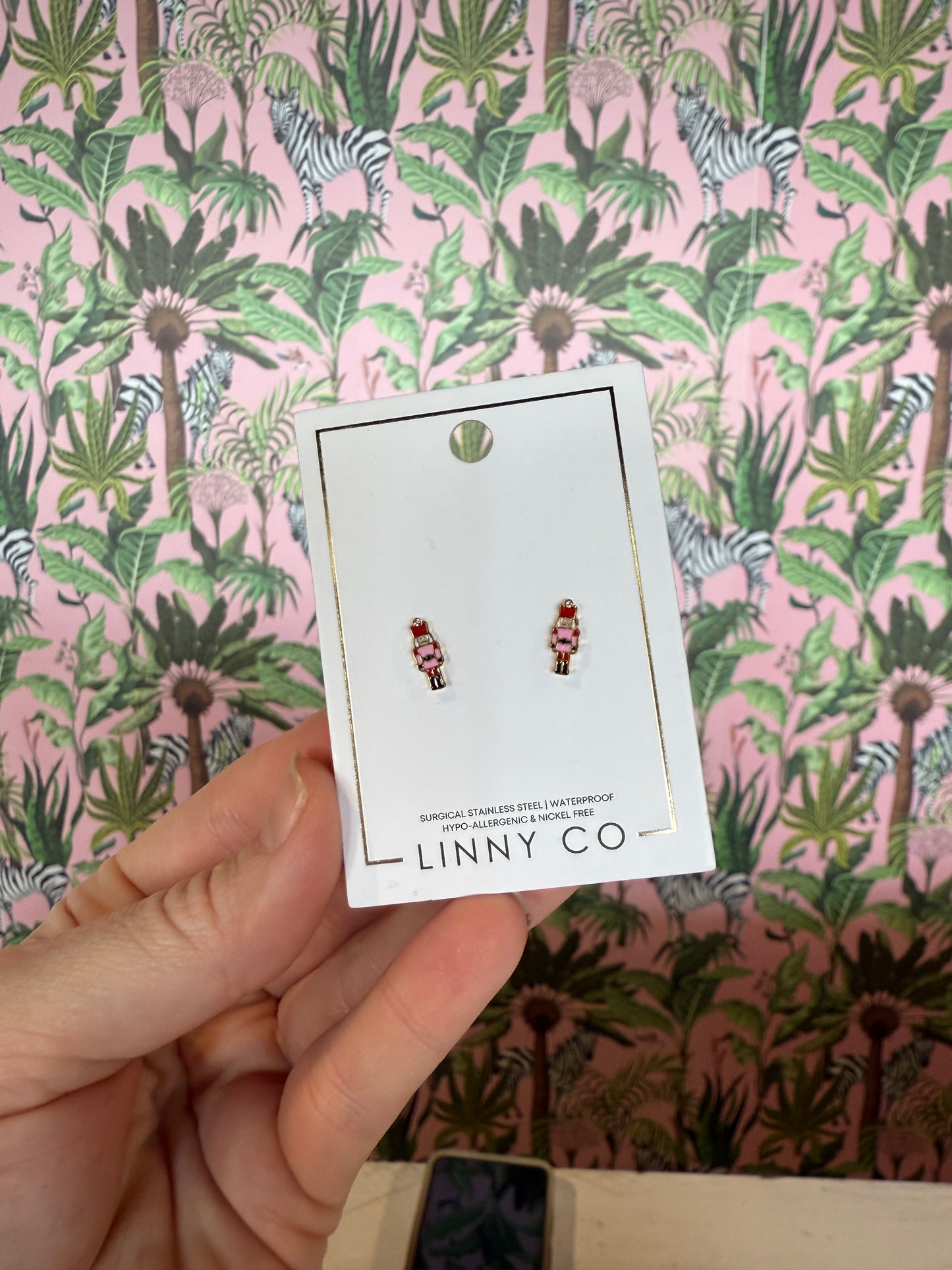 Nutcracker Screwback Stud Earrings