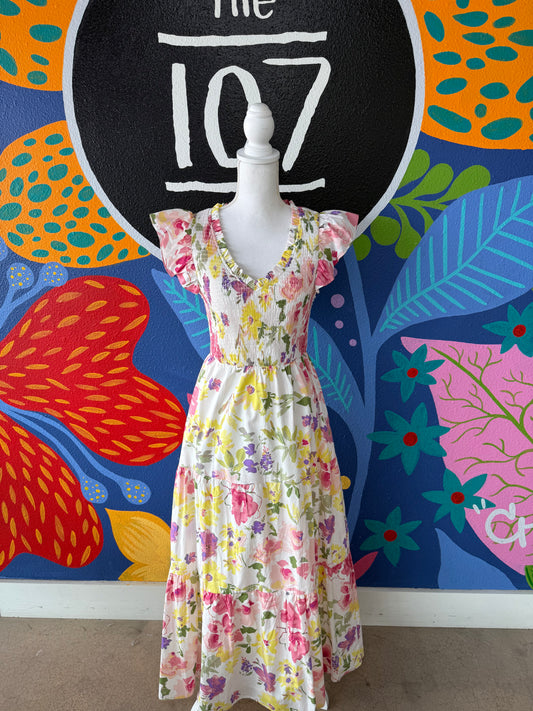 Faro Floral Springs Dress