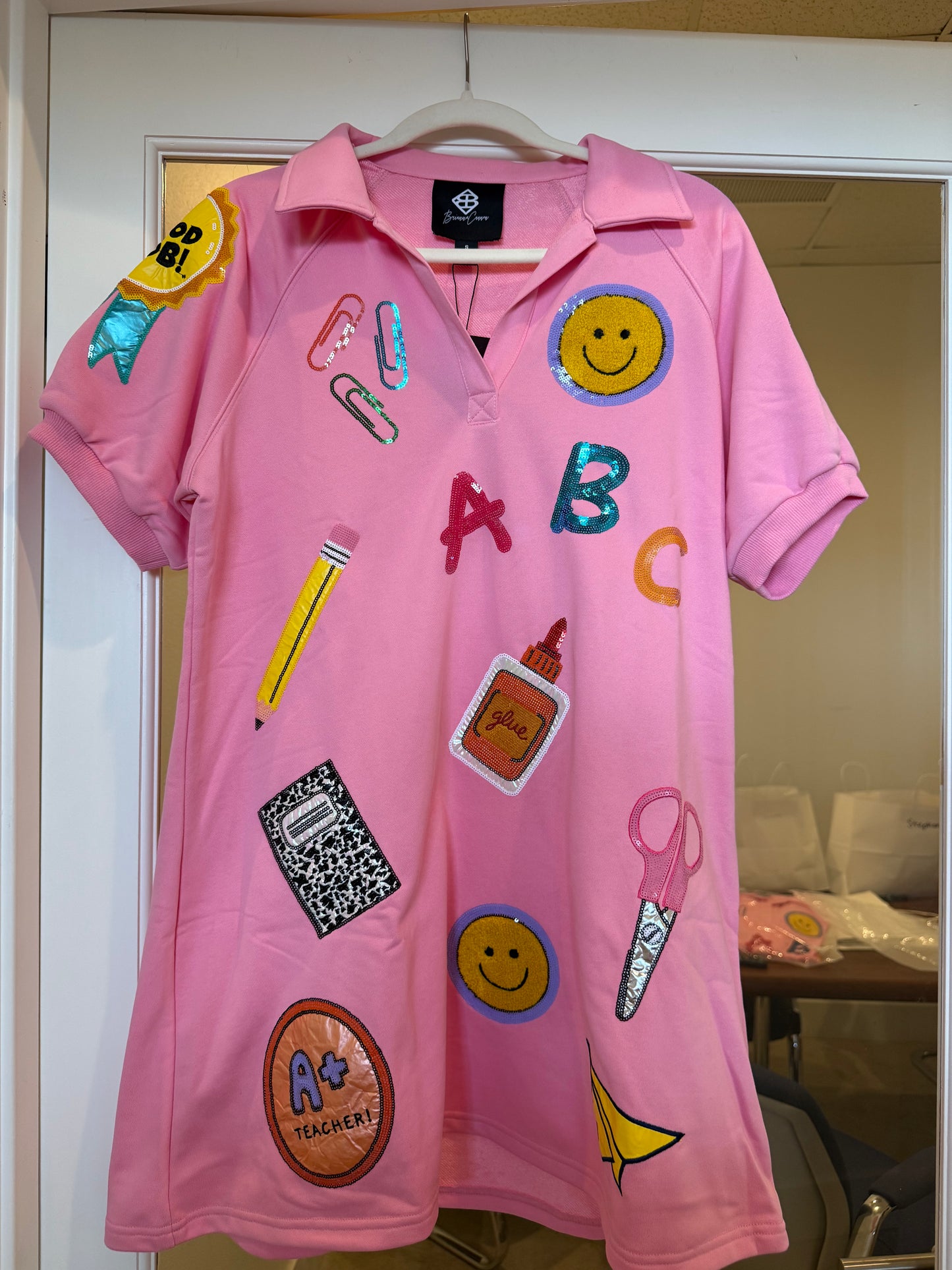 SCHOOL DAYS PINK STICKERS
DRESS- Brianna Cannon