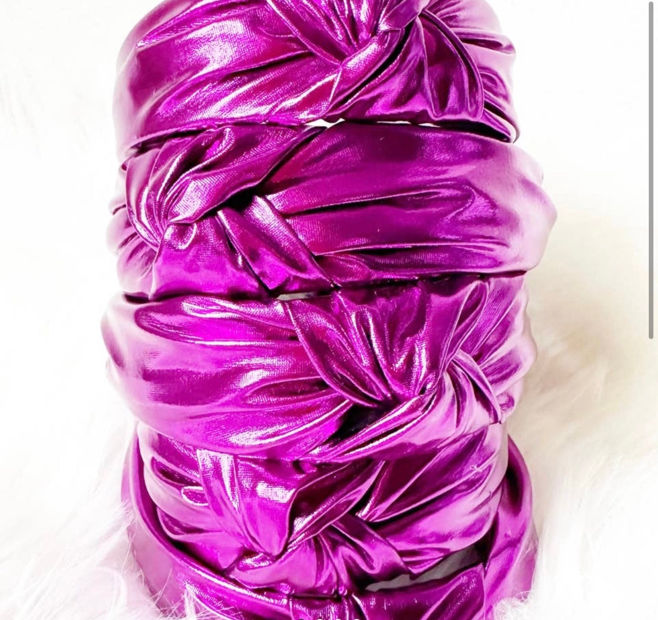 Purple Metallic Headband