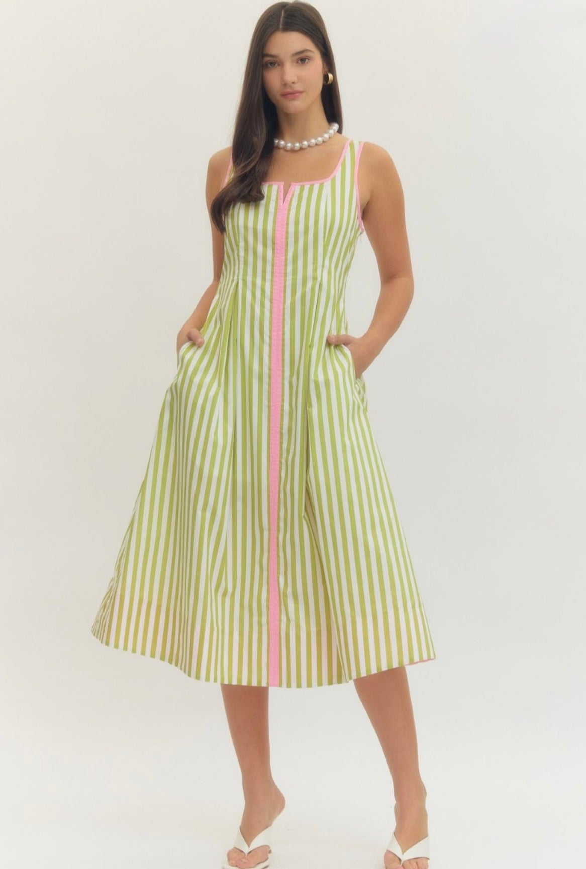 Jacci Dress- Lime