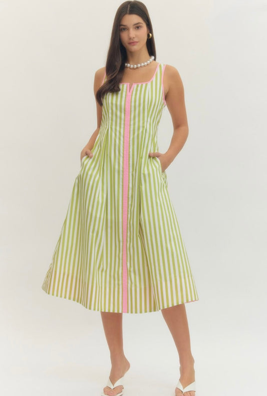 Jacci Dress- Lime