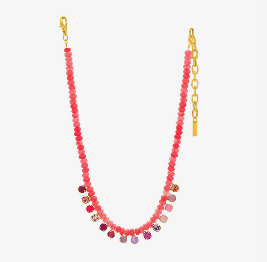 TOVA- Bonnie Necklace in Dusty Rose