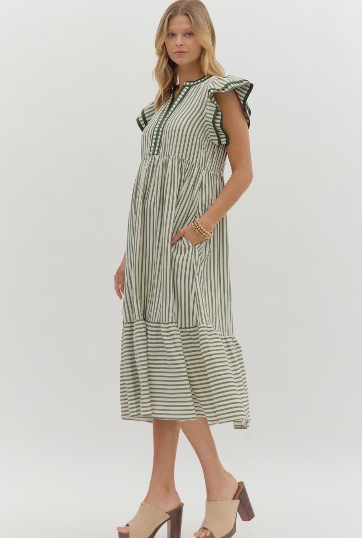 Cadence Striped Dress