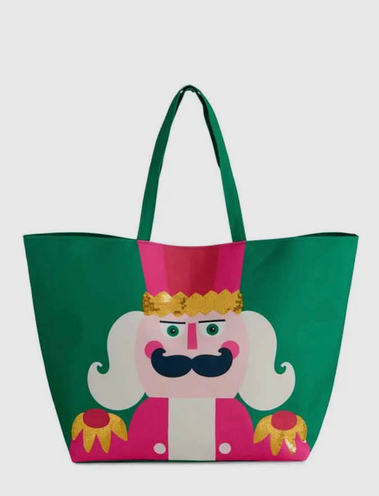Nutcracker Gifting Tote,Green