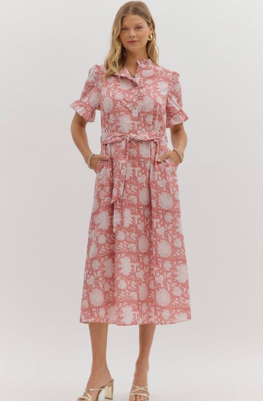 Daria Dress- Marsala