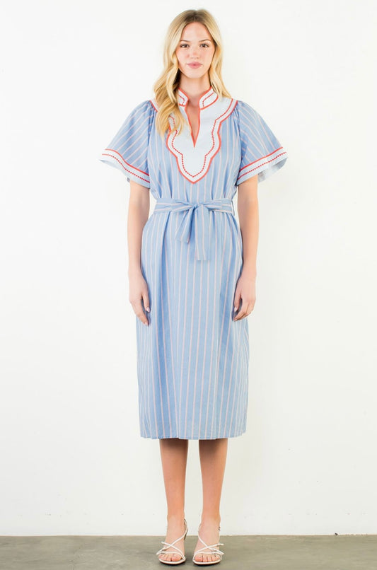 Bianca Dress- Blue