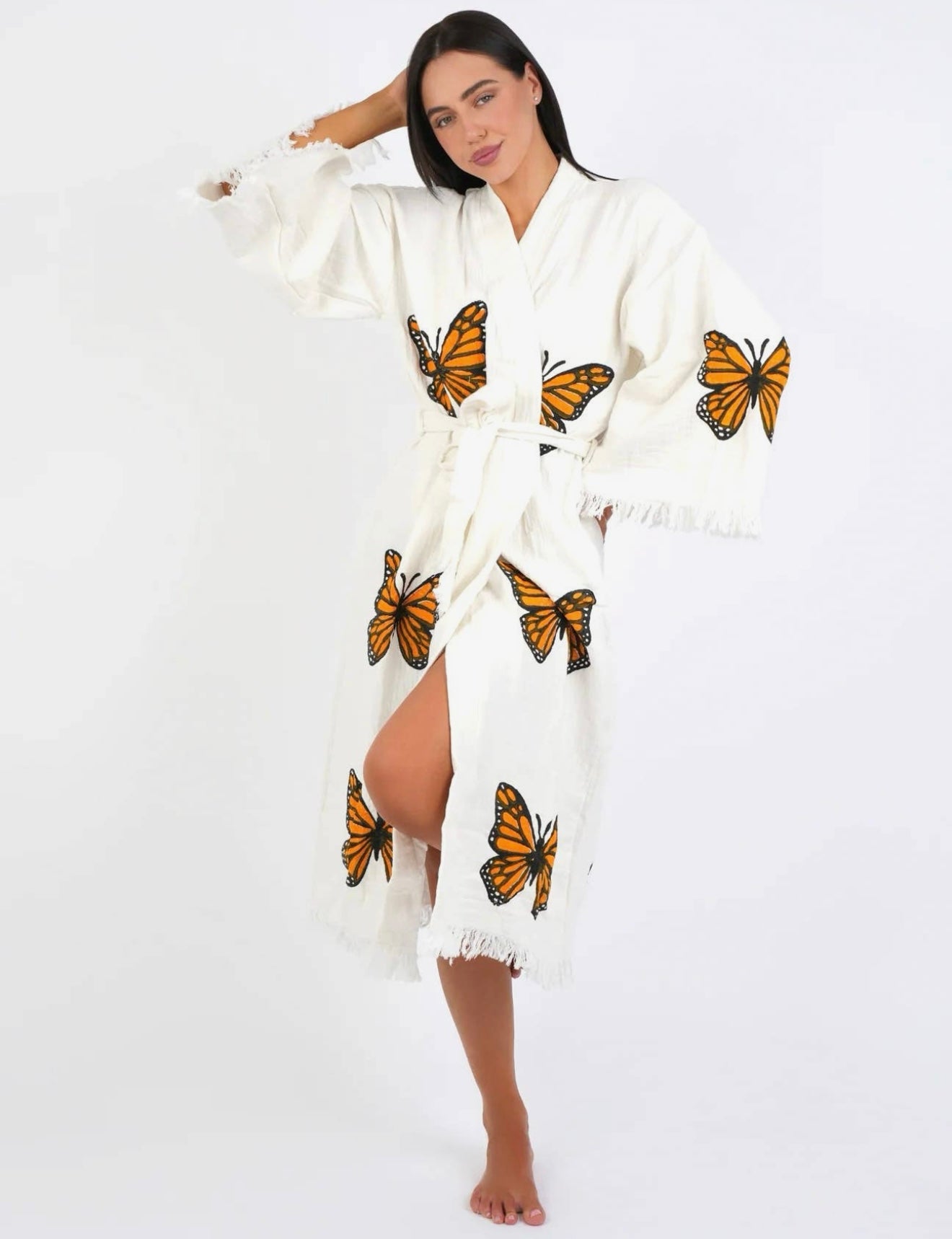 Butterfly Cotton Robe