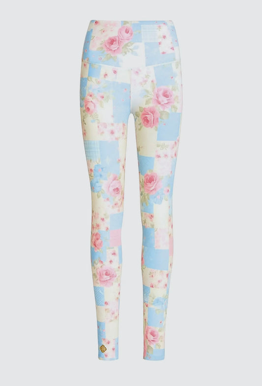 Patchwork Floral Leggings- Brianna Cannon