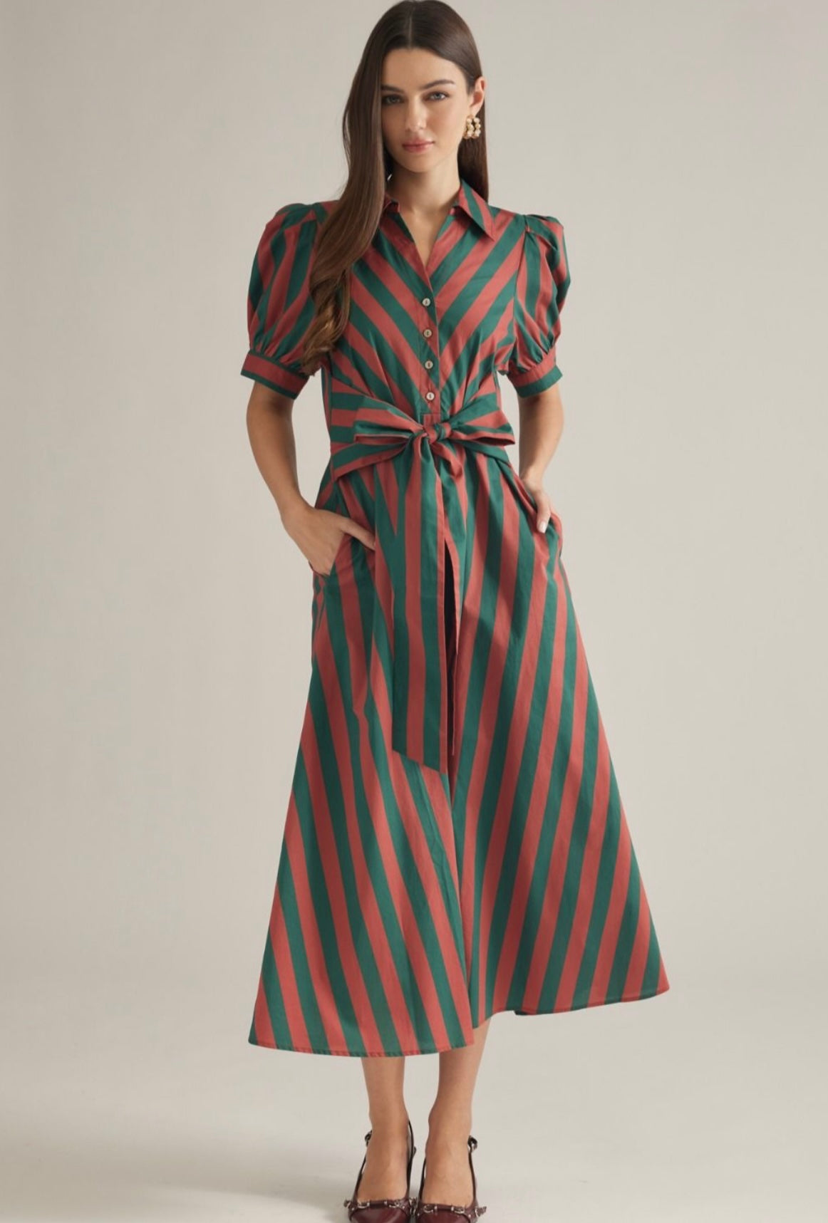 Mary Striped Dress