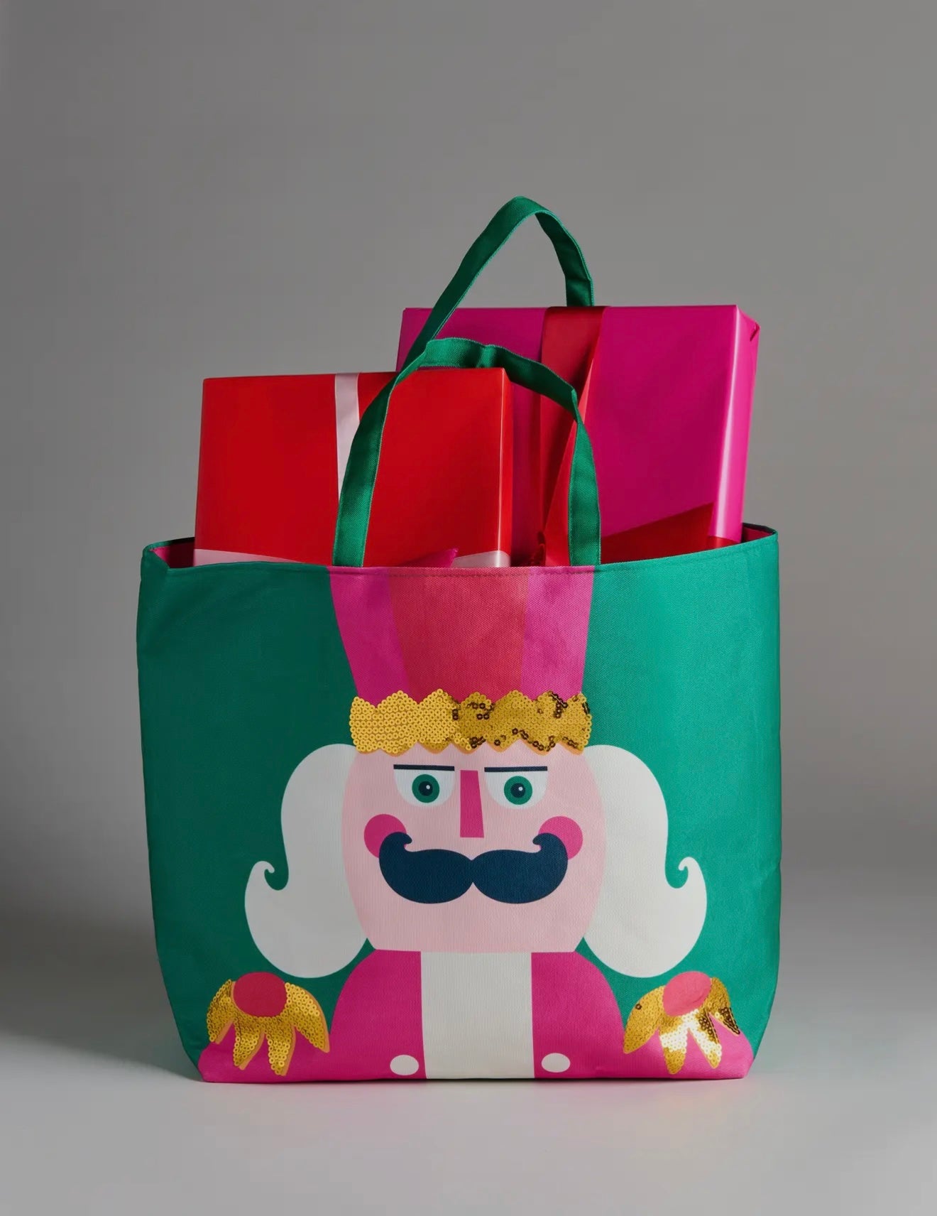 Nutcracker Gifting Tote,Green