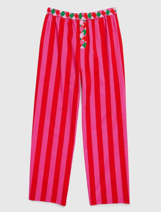 Festive Stripe Boxer Pants