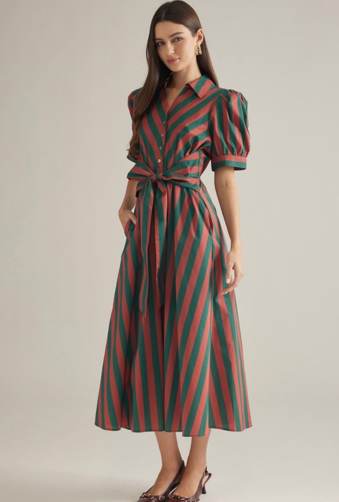 Mary Striped Dress