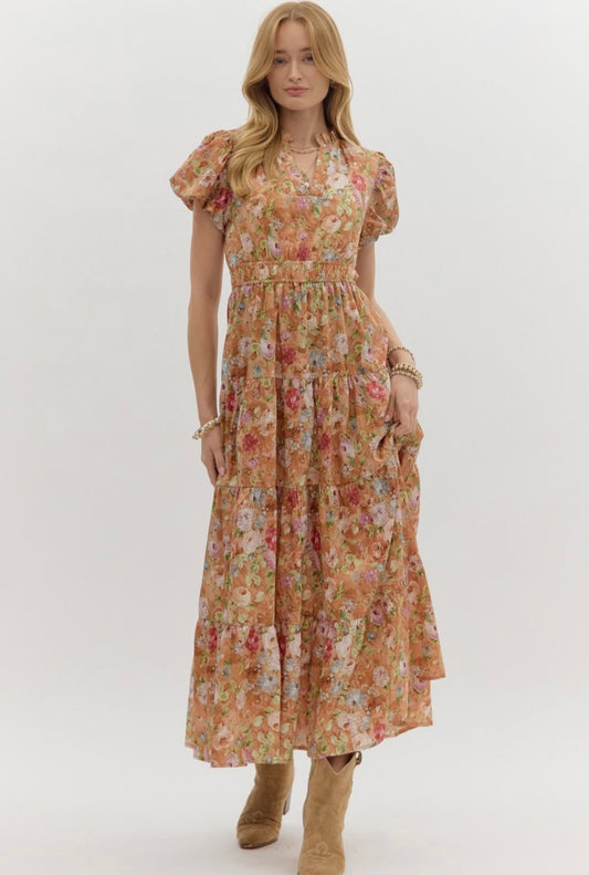Tallulah Dress- Terracotta