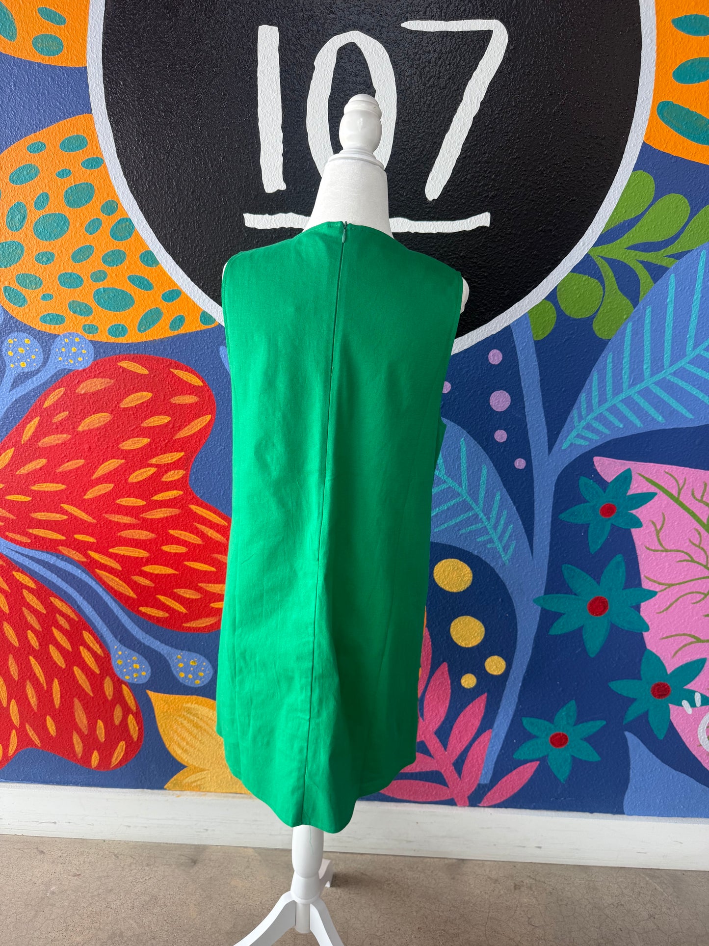 Garden Party Embroidered Shift Dress
