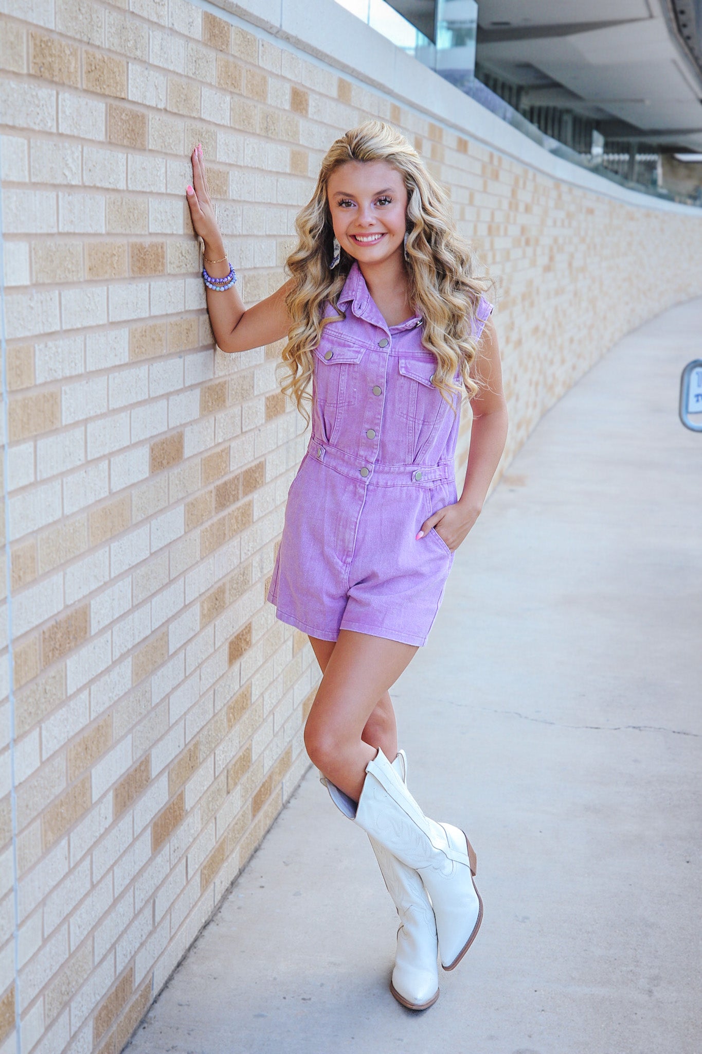 Purple Romper