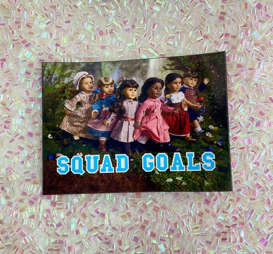 Stainless Cup Magnet- Squad Goals