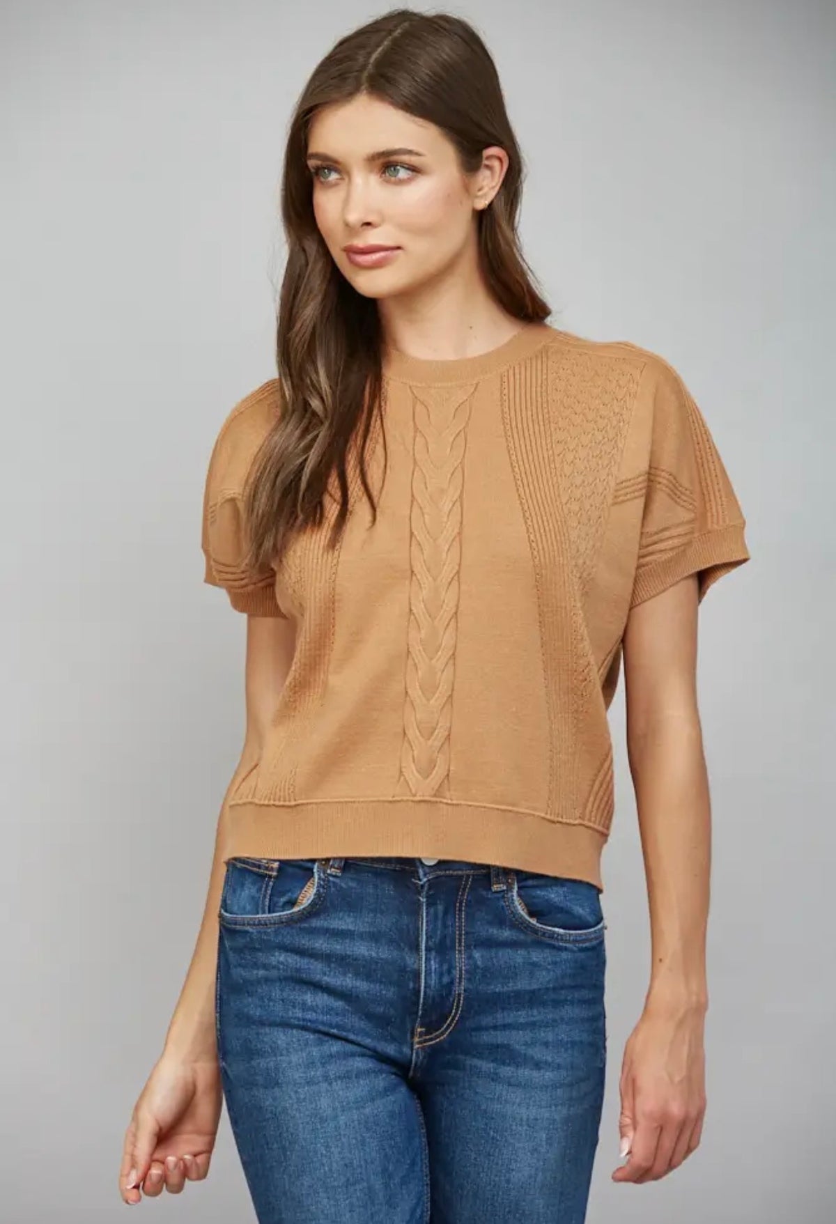 Mixed Knit Sweater